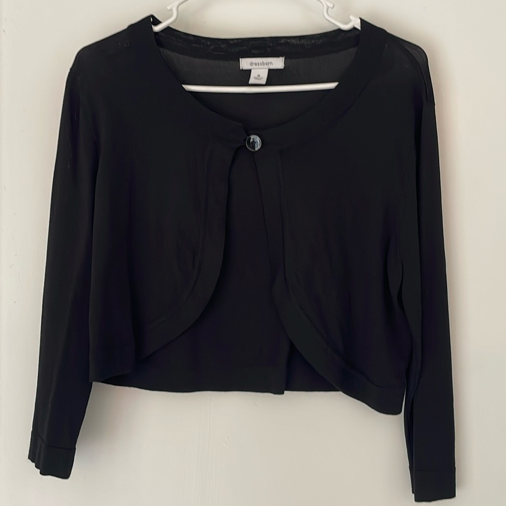 Dress Barn One-Button Cardigan